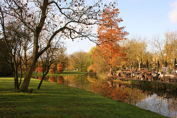 دریاچه پارک فوندل یا وندل در آمستردام(Vondelpark) | راهنمای گردشگری اروپا
